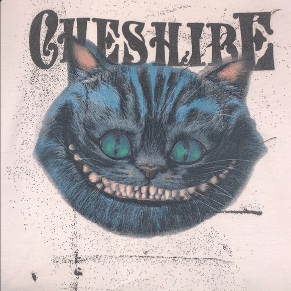 Alice in Wonderland - Cheshire Cat Baseball Tee - Picture 4 of 5